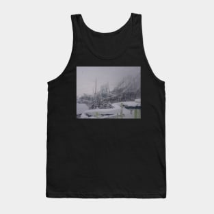 Rollercoaster in a Snowstorm Tank Top